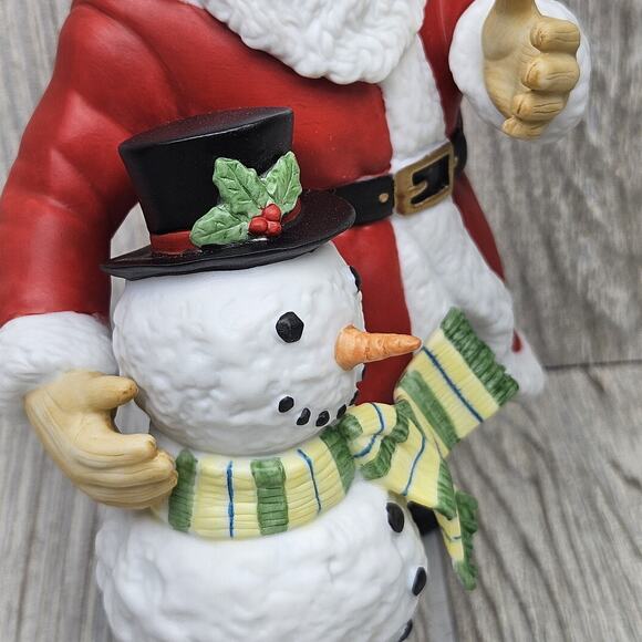 Vintage Lenox 1999 Santa Snowman Porcelain Figurine Limited Edition Christmas De - Picture 7 of 11